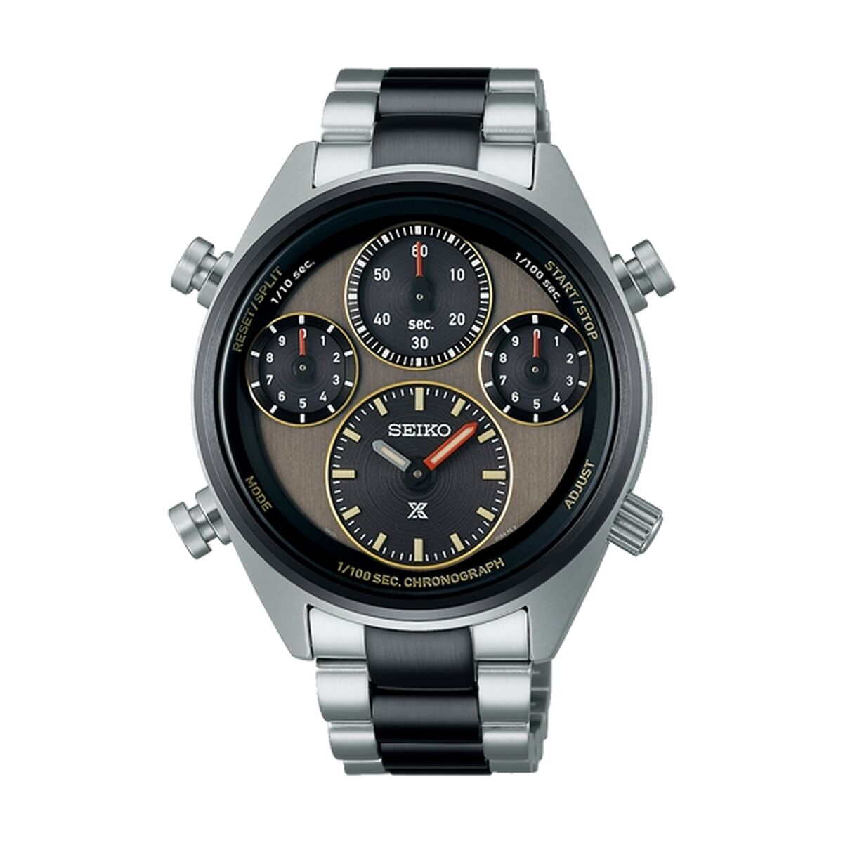 Seiko SFJ005P1 Herenhorloge - Solar Saffier ø 42 mm - Klokken, Heren - Seiko