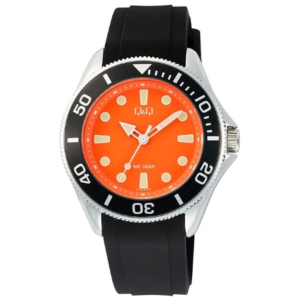 Horloge Heren Q&Q GENT DIVER BLACK (Ø 41 mm)