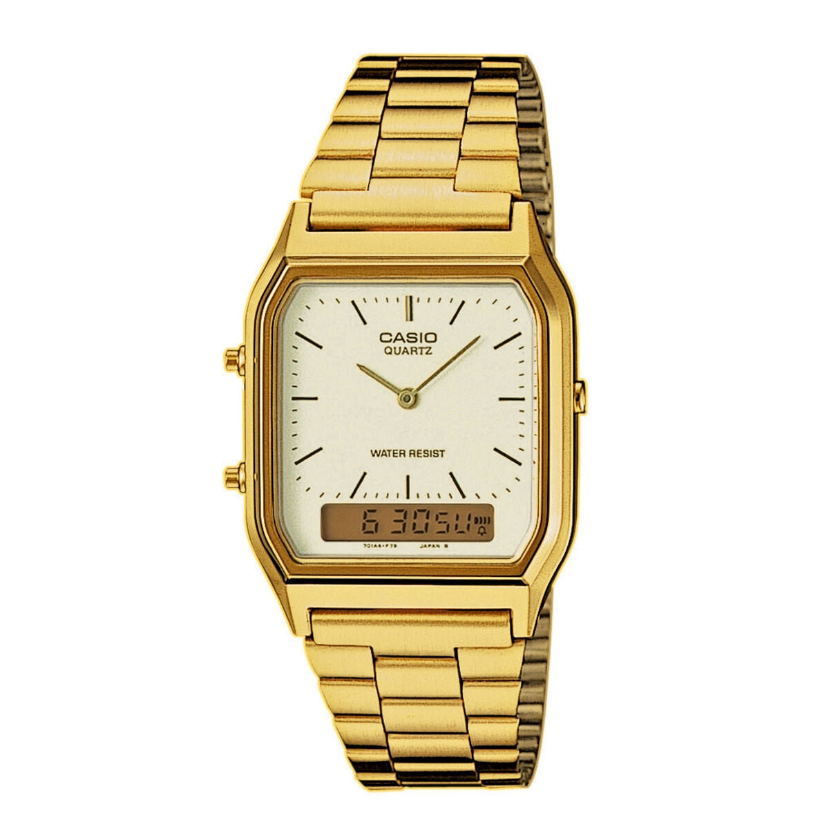 Horloge Heren Casio AQ - 230GA - 9DMQYES Goud Gouden - Klokken, Heren - Casio