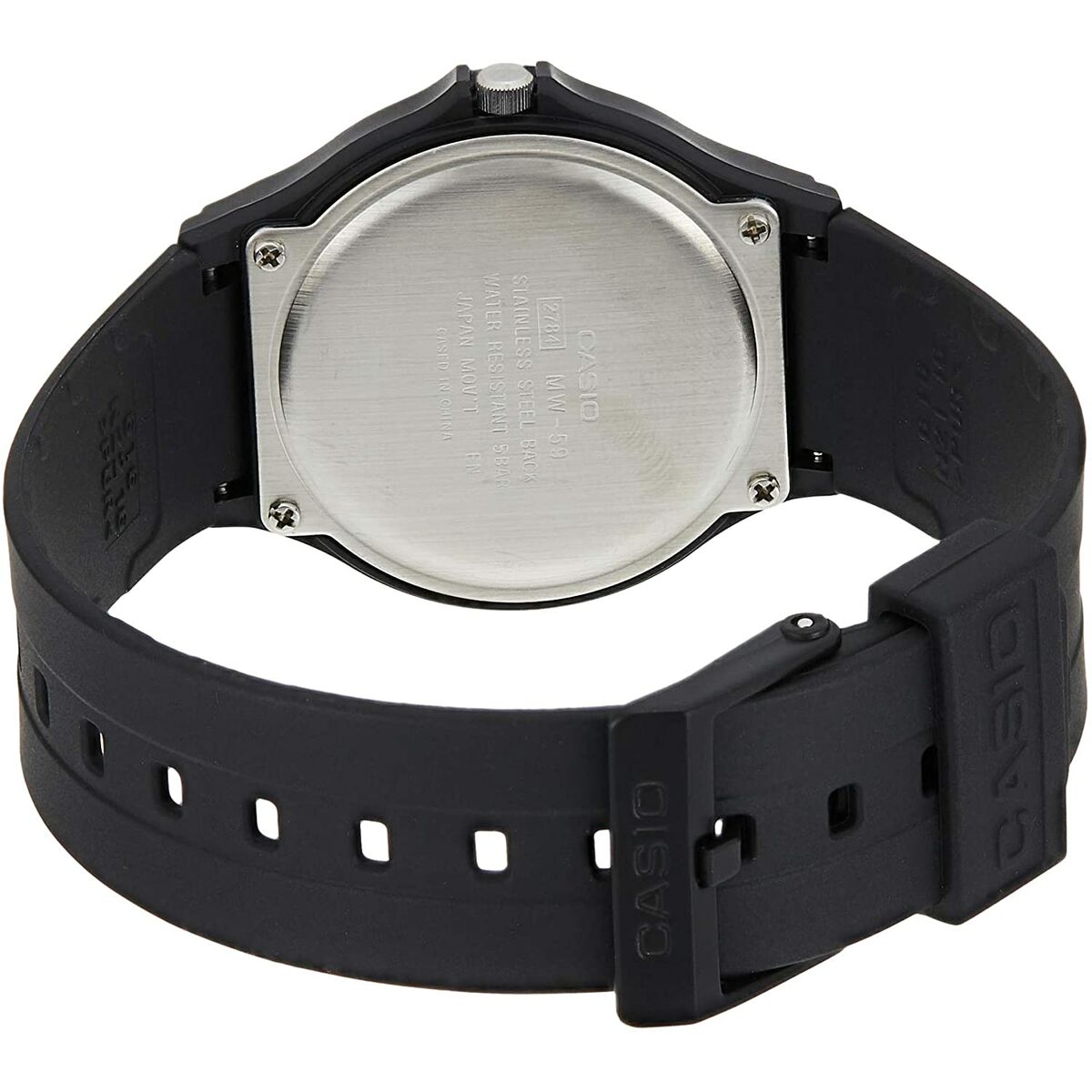 Horloge Uniseks Casio MW-59-1B Zwart (Ø 36 mm)