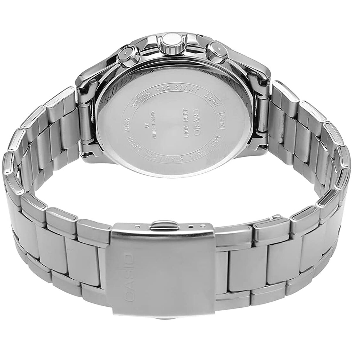 Horloge Heren Casio MULTIFUNCTION CALENDAR - BLACK Zwart Zilverkleurig (Ø 43,5 mm) (Ø 35 mm) - Klokken, Heren - Casio