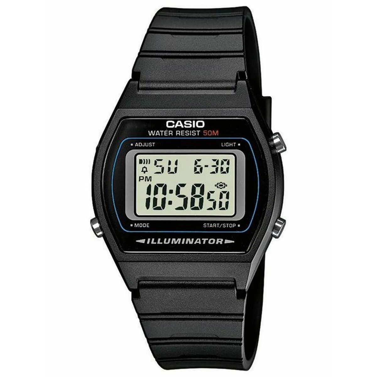 Horloge Uniseks Casio Zwart noir Digitaal