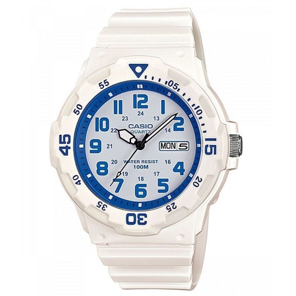 Horloge Heren Casio DIVER 100M Wit (Ø 43 mm) - Klokken, Heren - Casio