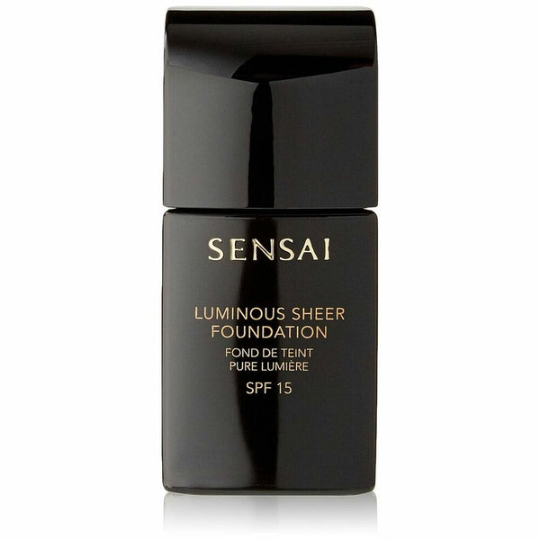 Vloeibare Foundation Make-up Sensai Luminous Sheer SPF 15 203-Neutral Beige (30 ml)