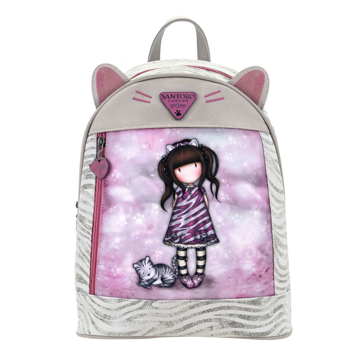 Casual Rugtas Gorjuss Ruby wild Grijs (25,5 x 31 x 10 cm) - Bagage, Rugzakken - Gorjuss