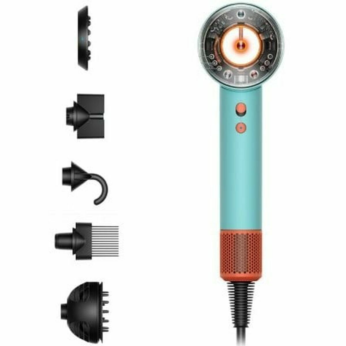 Föhn Dyson SUPERSONIC NURAL Zwart 1600 W