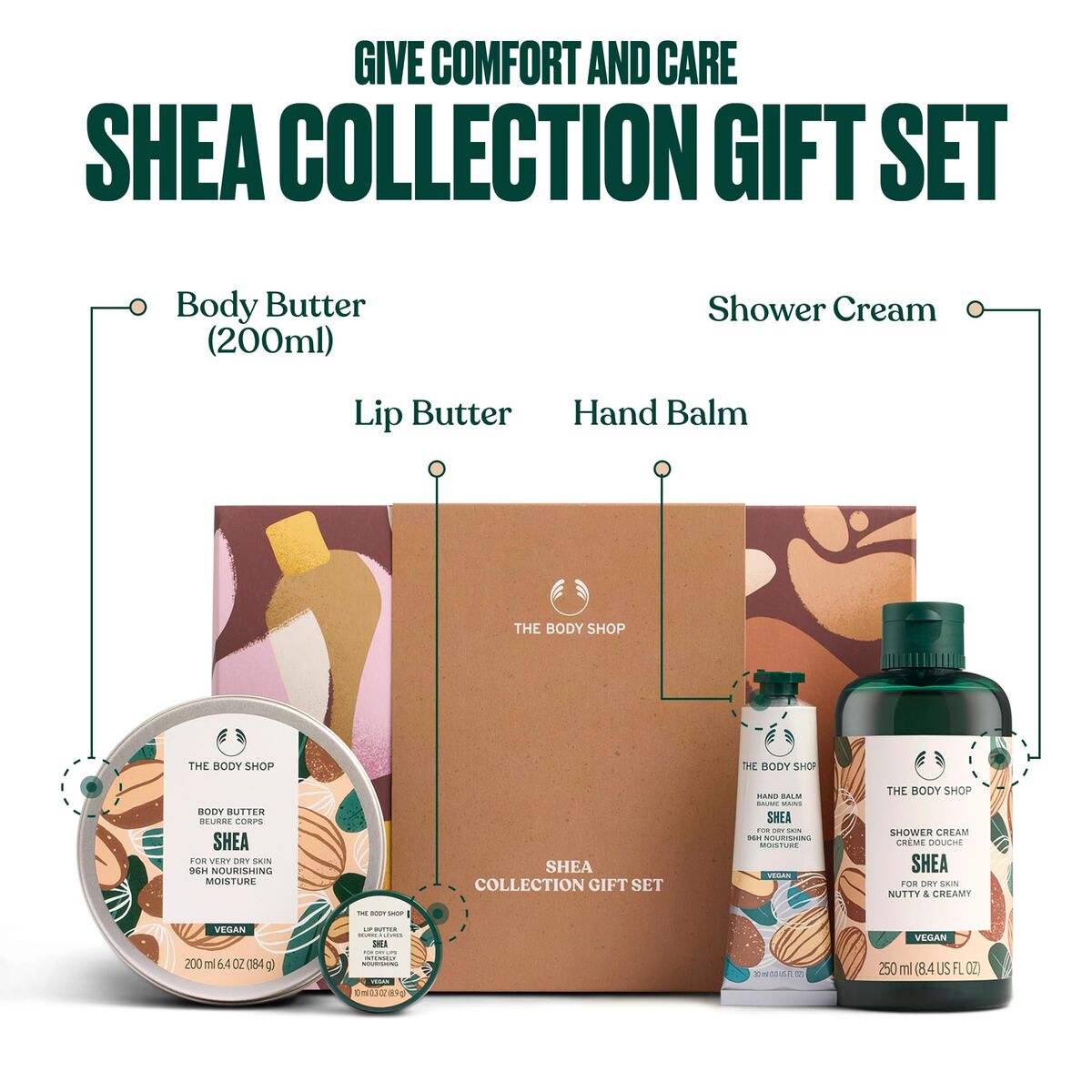 Cosmeticaset voor Dames The Body Shop SHEA - Schoonheid, Huidverzorging - The Body Shop