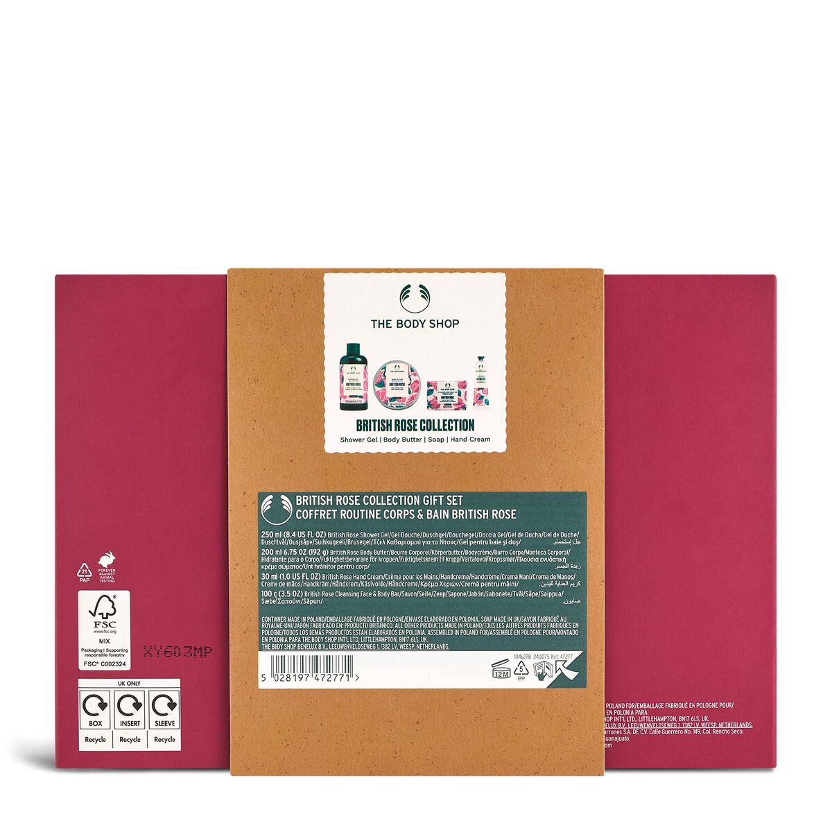 Hygiëneset The Body Shop BRITISH ROSE