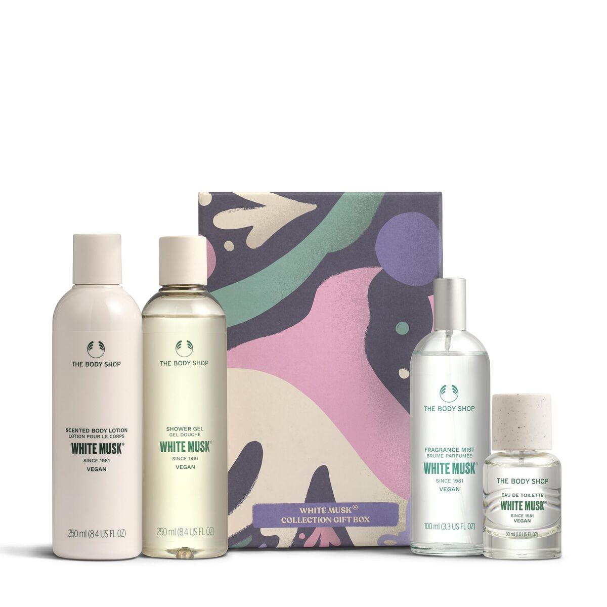 Parfumset voor Dames The Body Shop WHITE MUSK 4 Onderdelen