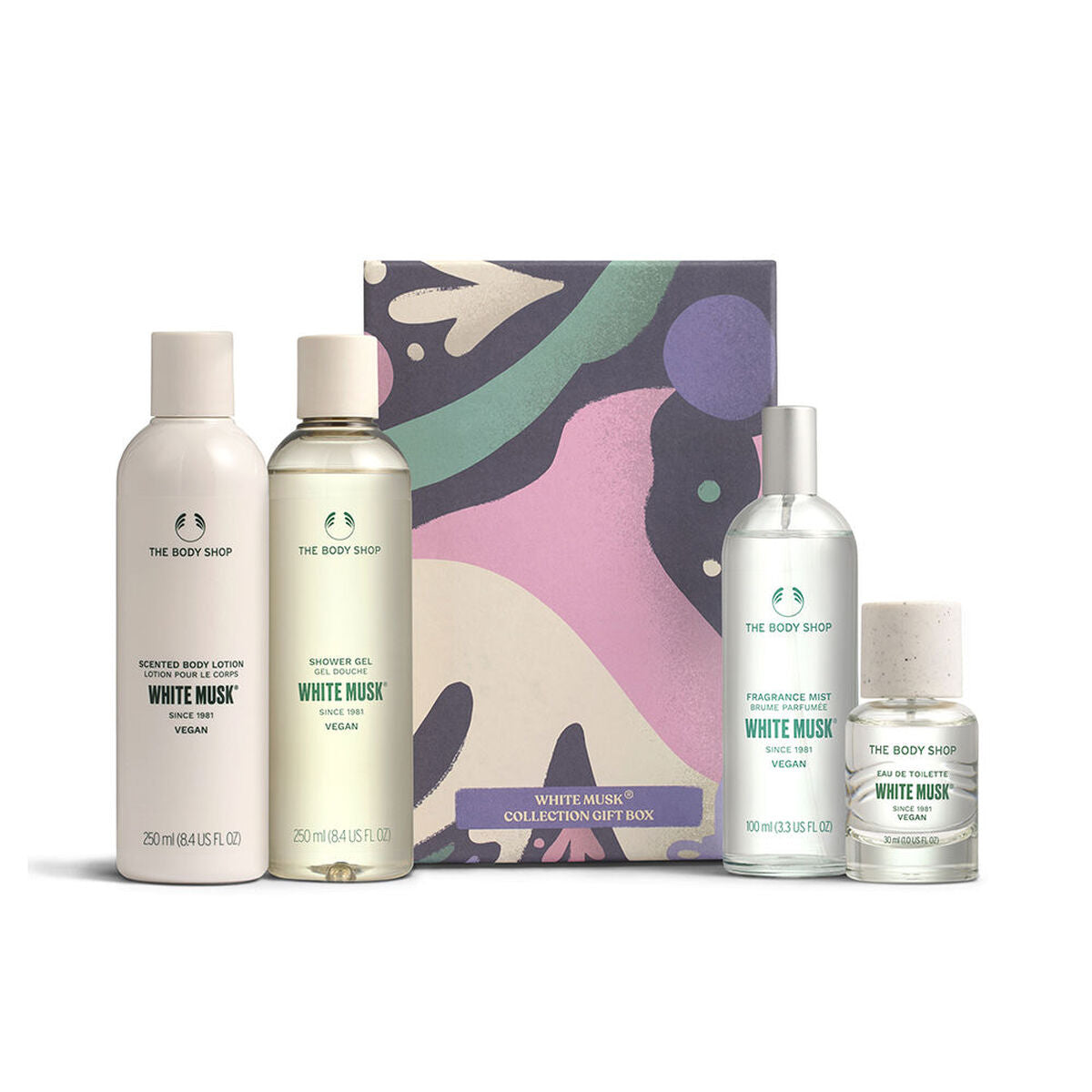 Parfumset voor Dames The Body Shop WHITE MUSK 4 Onderdelen