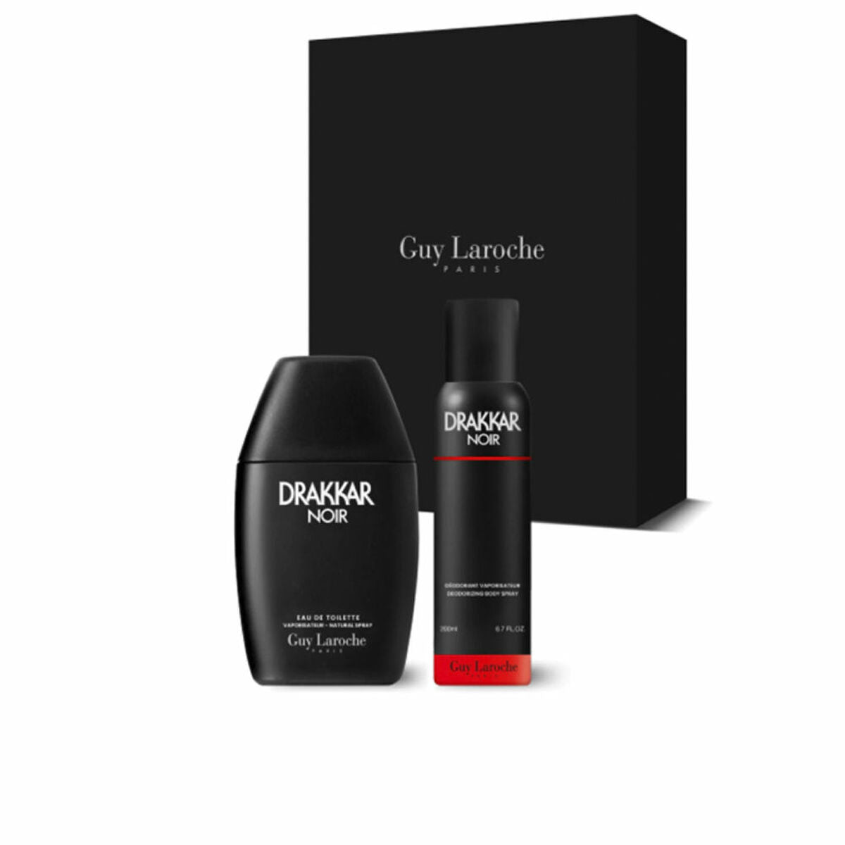 Parfumset voor Heren Guy Laroche DRAKKAR NOIR EDT 2 Onderdelen - Schoonheid, Parfums en geuren - Guy Laroche