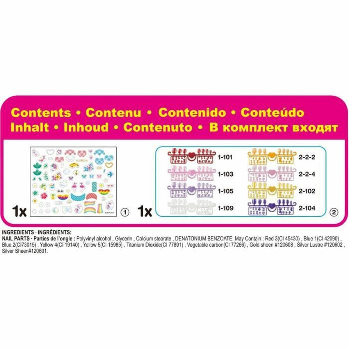 Manicureset Aquabeads 35007 Kinderen Multicolour Plastic