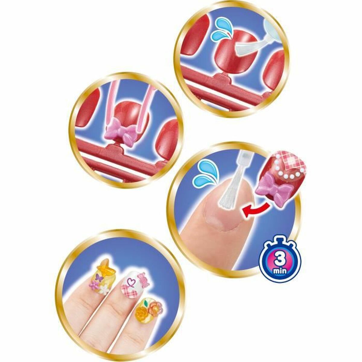 Manicureset Aquabeads 35007 Kinderen Multicolour Plastic - Schoonheid, Manicure en pedicure - Aquabeads
