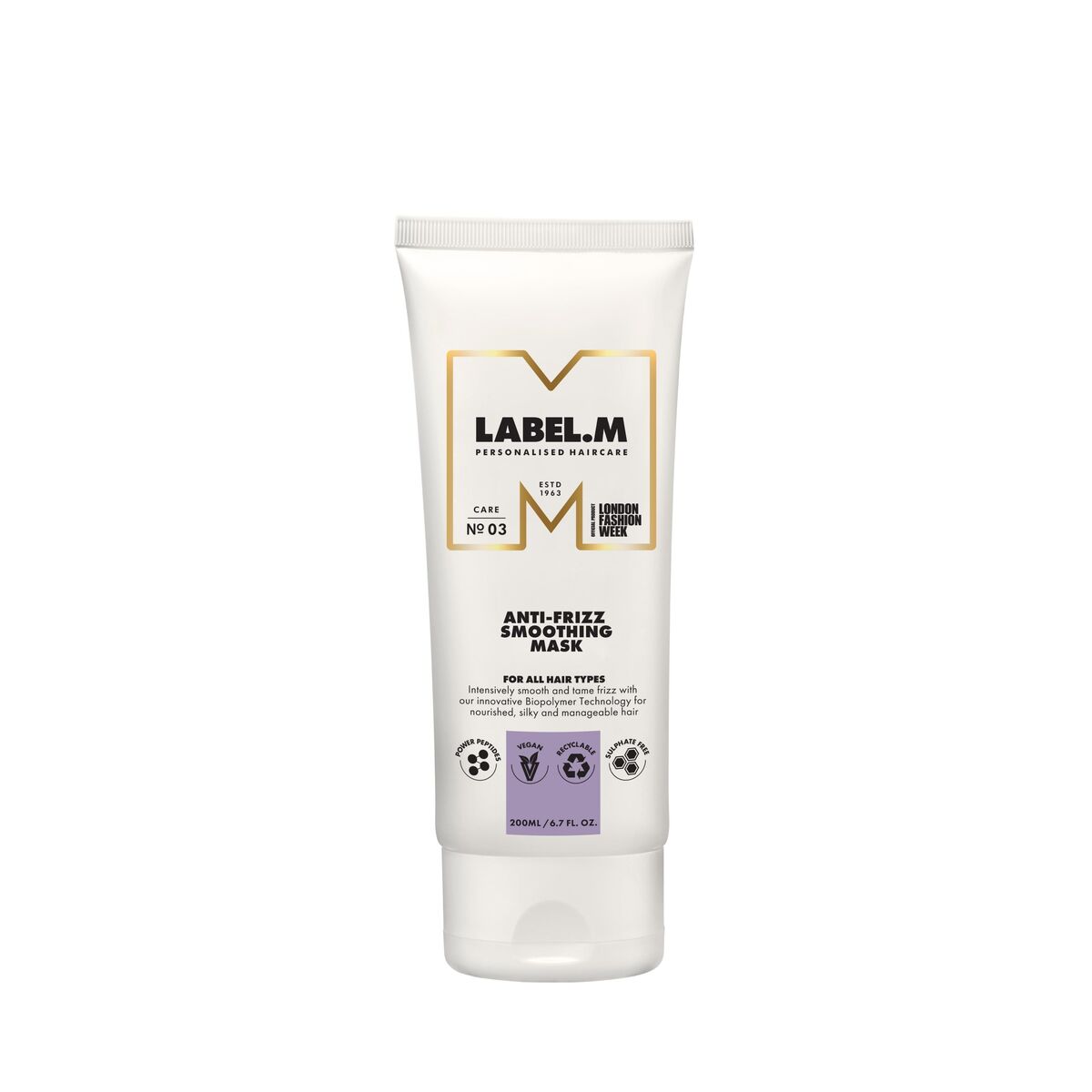 Haarmasker Label.M Anti - Frizz Smoothing Mask 200 ml - Schoonheid, Haarverzorging - Label.M
