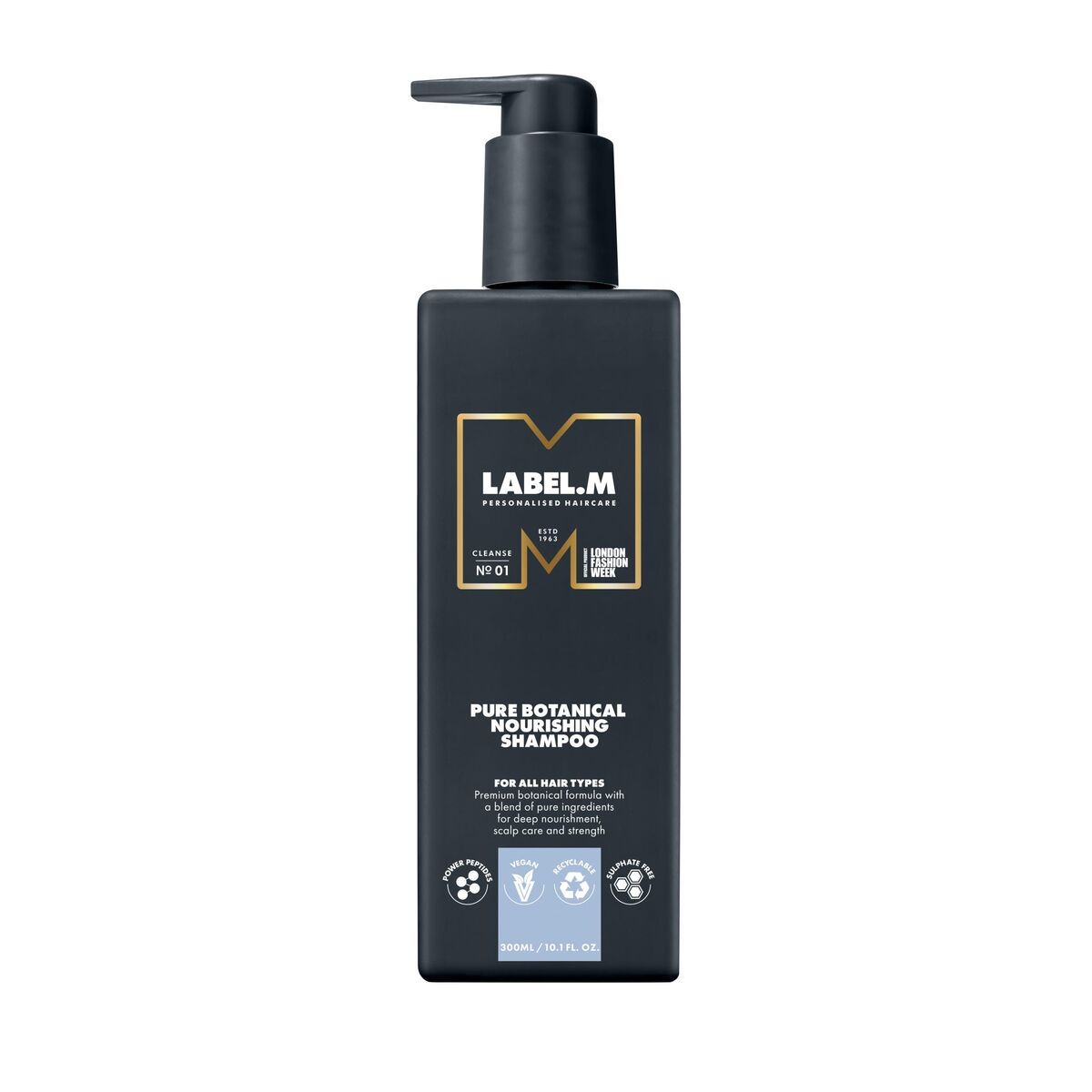 Voedende Shampoo Label.M Pure Botanical 300 ml - Schoonheid, Haarverzorging - Label.M