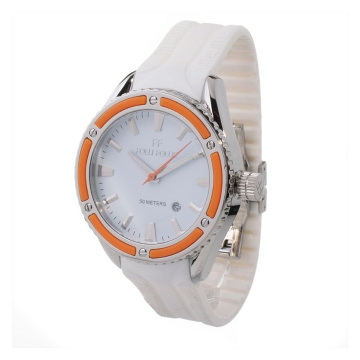 Horloge Dames Folli Follie WF0T027ZDO_WHITE (Ø 45 mm) - Klokken, Vrouwen - Folli Follie
