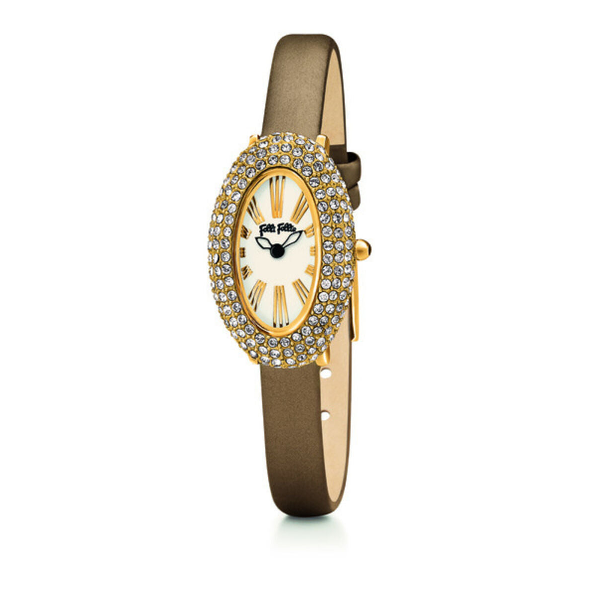 Horloge Dames Folli Follie WF13C041SPW_BROWN (Ø 18 mm) - Klokken, Vrouwen - Folli Follie