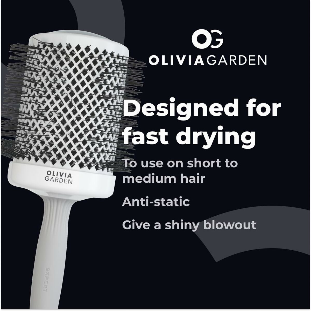 Föhn Olivia Garden EXPERT BLOWOUT SHINE Nº 80 Mm - Schoonheid, Haarverzorging - Olivia Garden