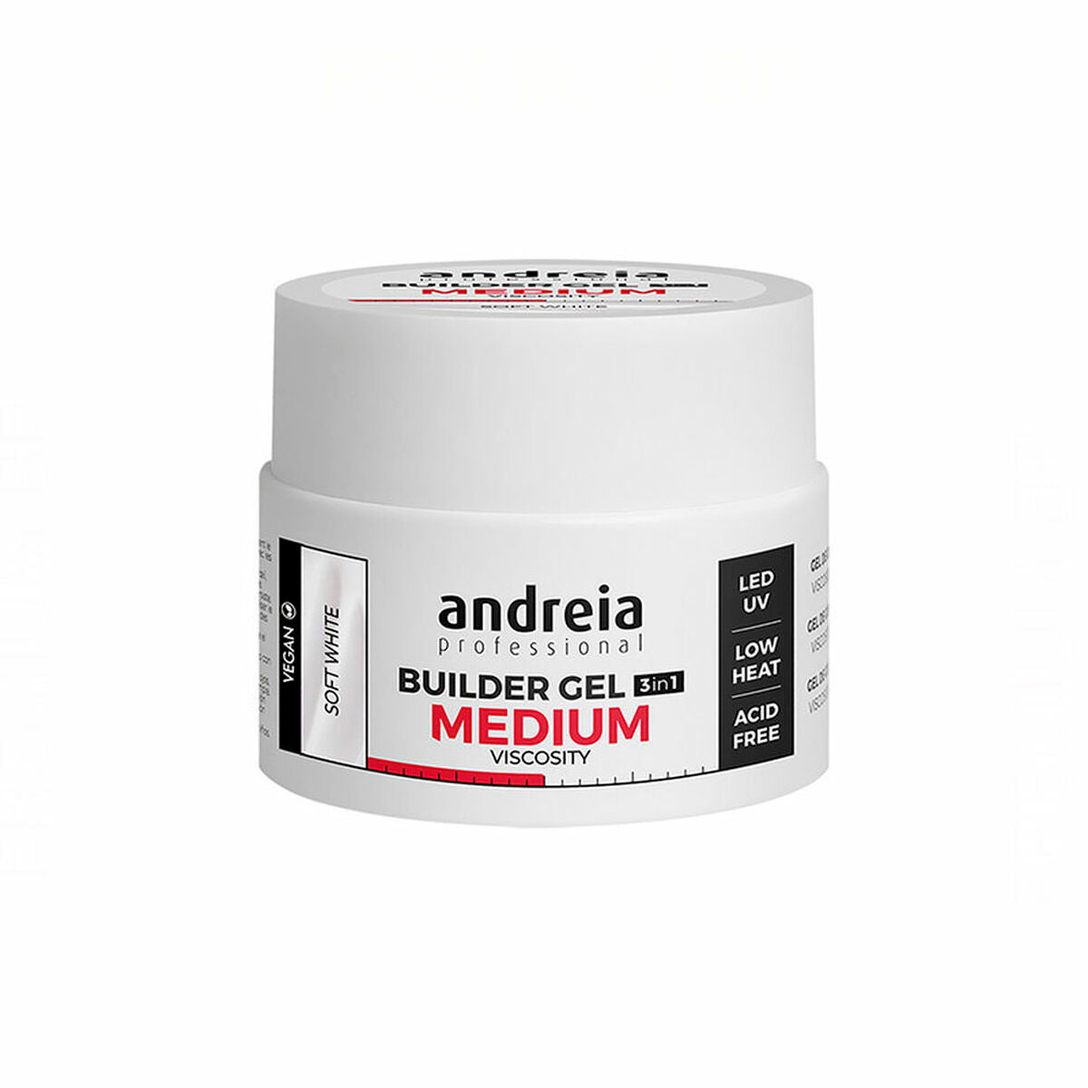Gellak Medium Viscosity Andreia HG0BGMVSW44 Wit (44 g) - Schoonheid, Manicure en pedicure - Andreia