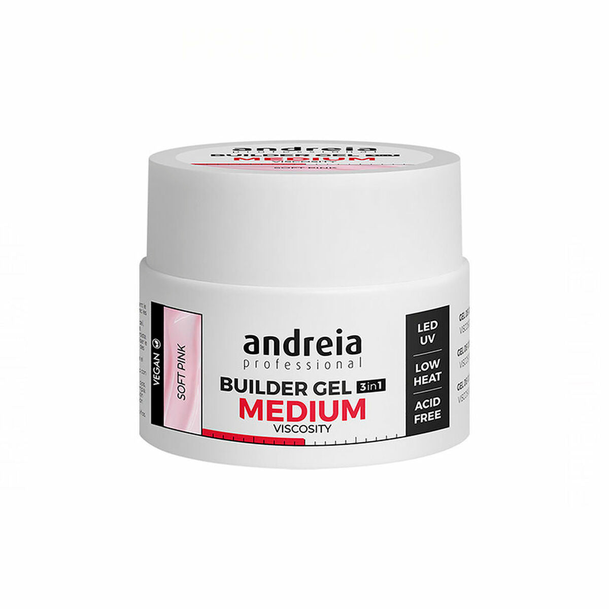 Gellak Medium Viscosity Andreia Professional Builder Roze (44 g) - Schoonheid, Manicure en pedicure - Andreia