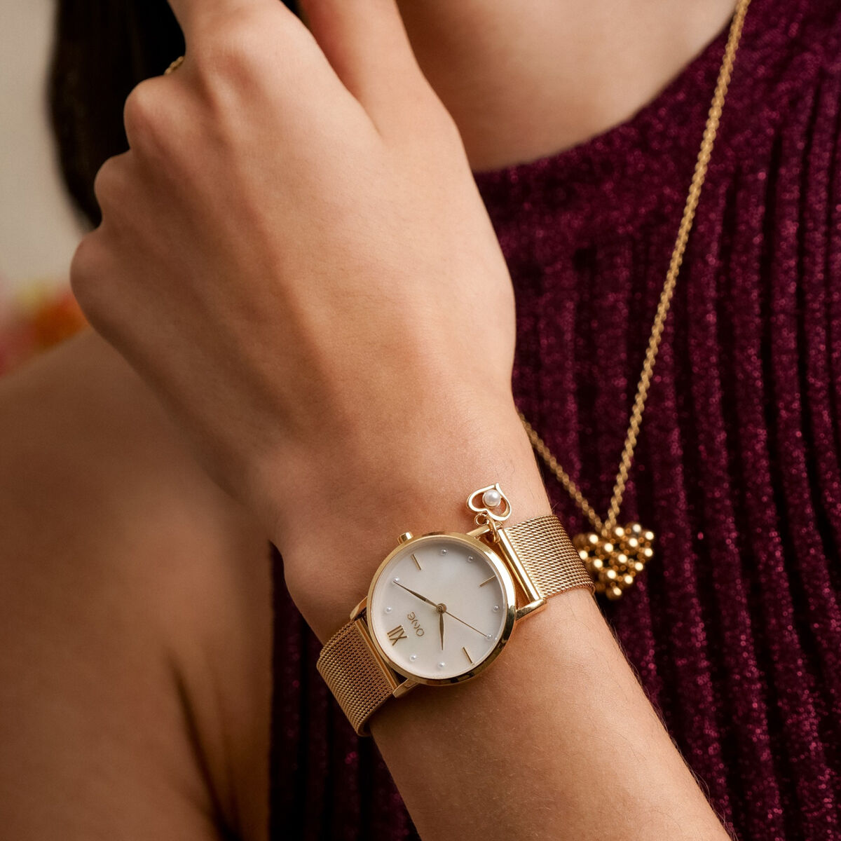 Horloge Dames ONE OL9764BG51L - Klokken, Vrouwen - ONE