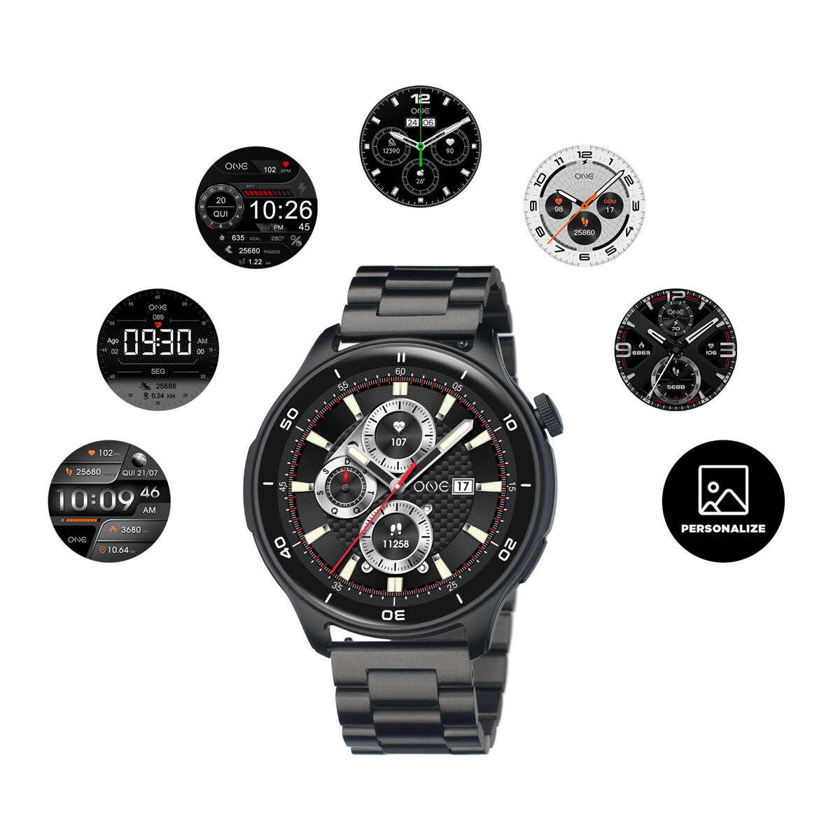 Smartwatch ONE OSW9822BL51L Mannen - Elektronica - ONE