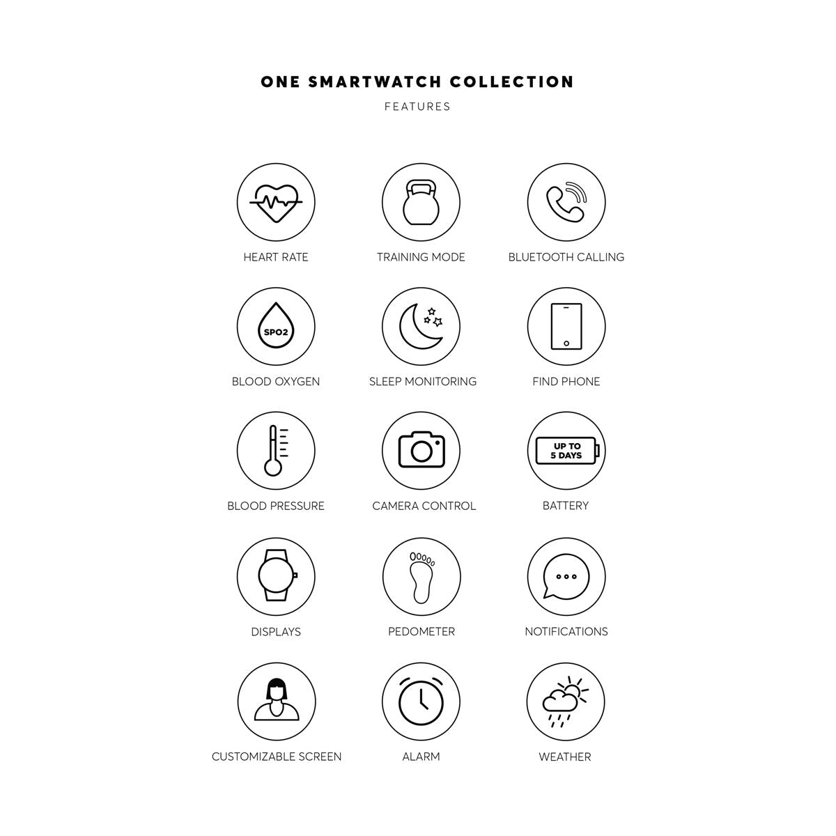 Smartwatch ONE OSW4197RM61L Vrouw