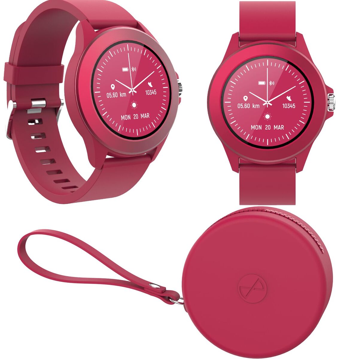 Smartwatch Forever CW - 300 Roze 1,2" - Elektronica - Forever