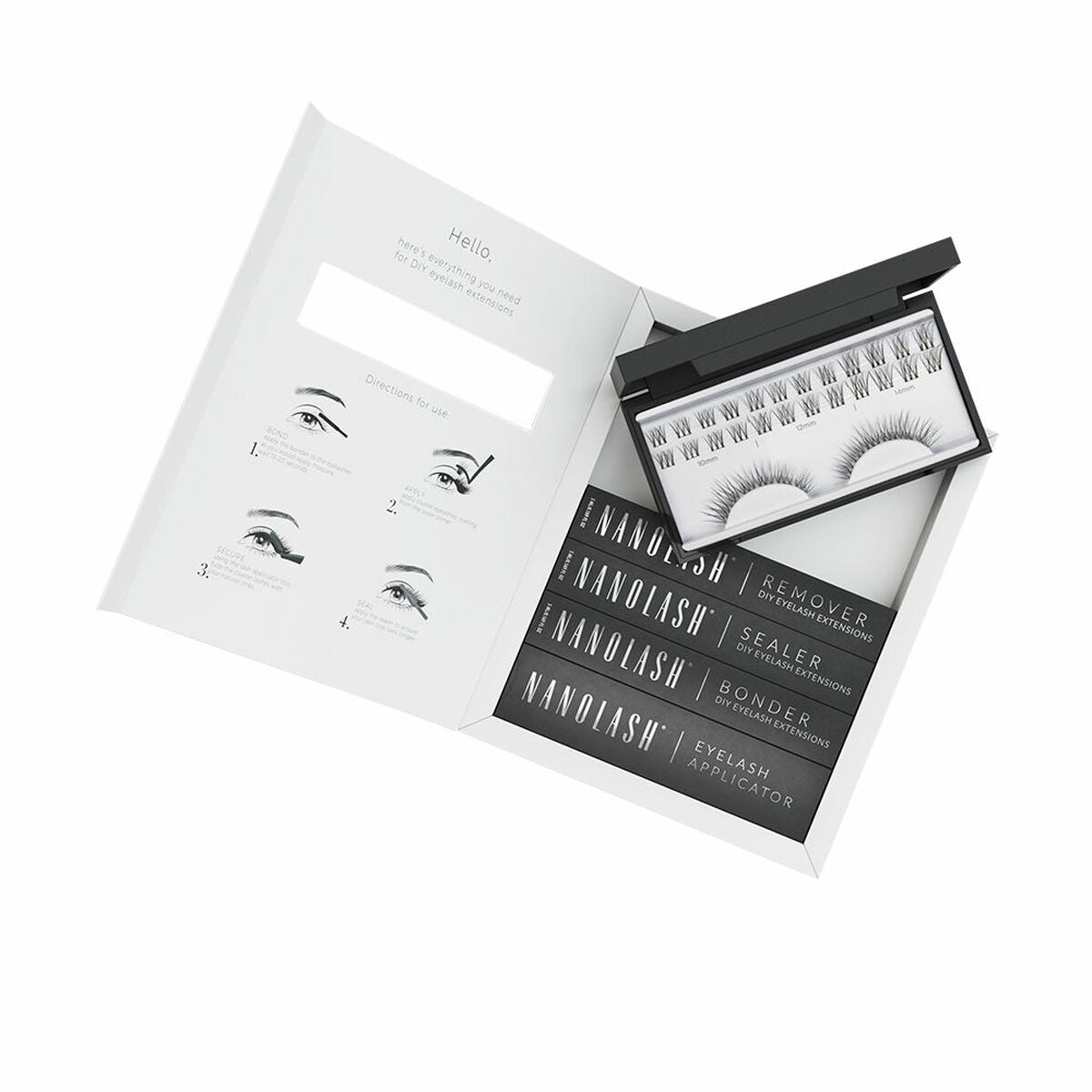 Set van nepwimpers Nanolash Innocent 5 Onderdelen - Schoonheid, Gebruiksvoorwerpen en accessoires - Nanolash