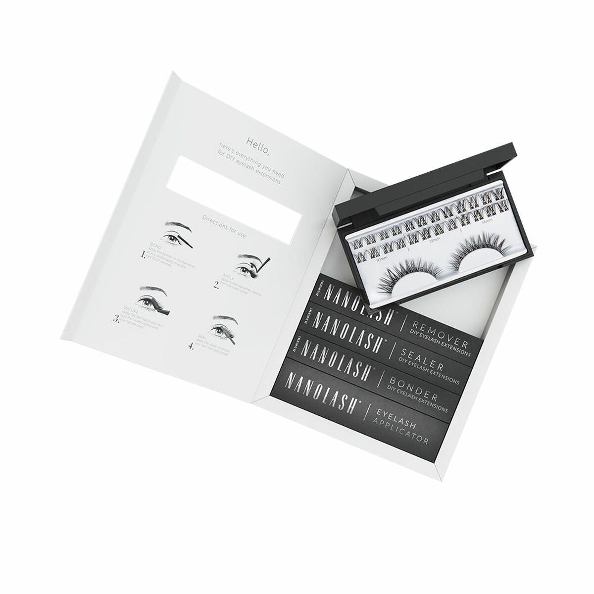Set van nepwimpers Nanolash Charm 5 Onderdelen - Schoonheid, Gebruiksvoorwerpen en accessoires - Nanolash