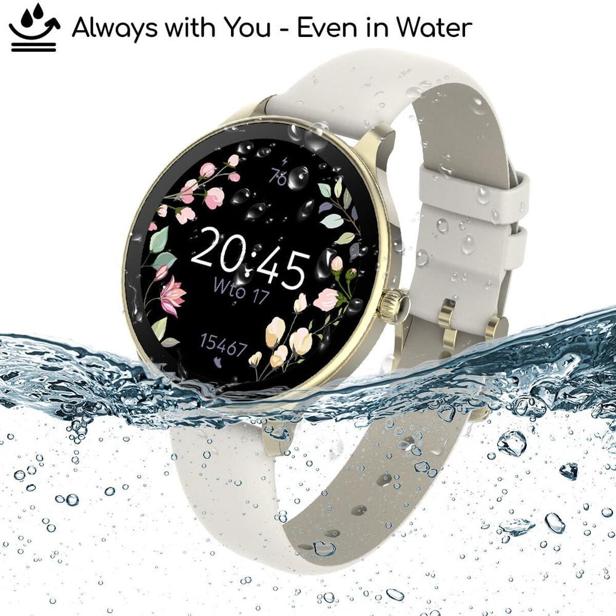 Smartwatch Forever GSM180307 Roze goud - Elektronica - Forever