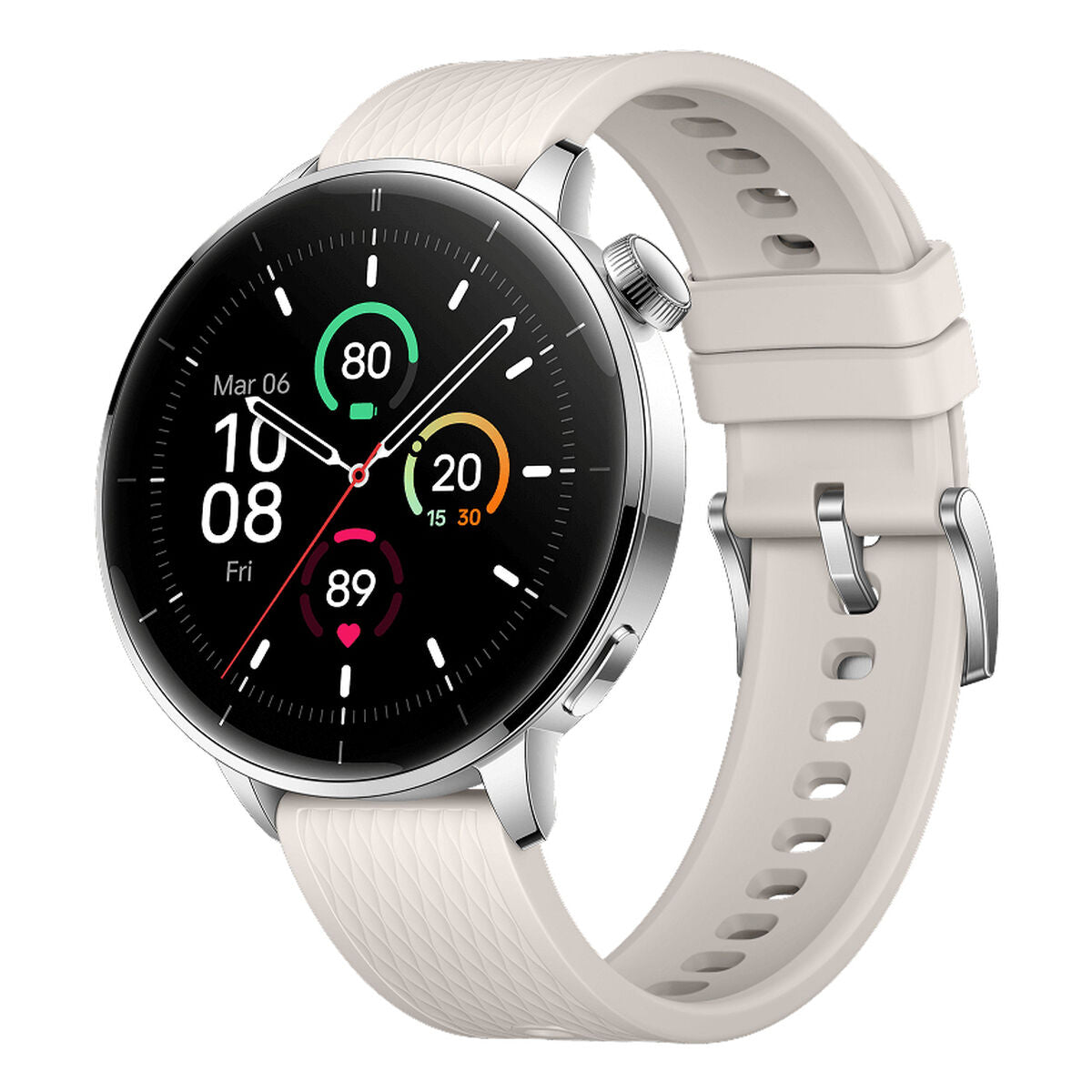 Smartwatch OnePlus Watch 3 Wit Titanium Zilverkleurig 1,32" 43 mm - Elektronica - OnePlus