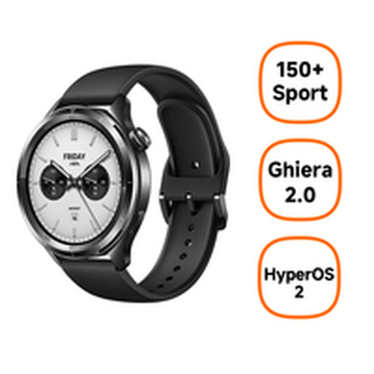 Smartwatch Xiaomi BHR9195GL Zwart 1,43"