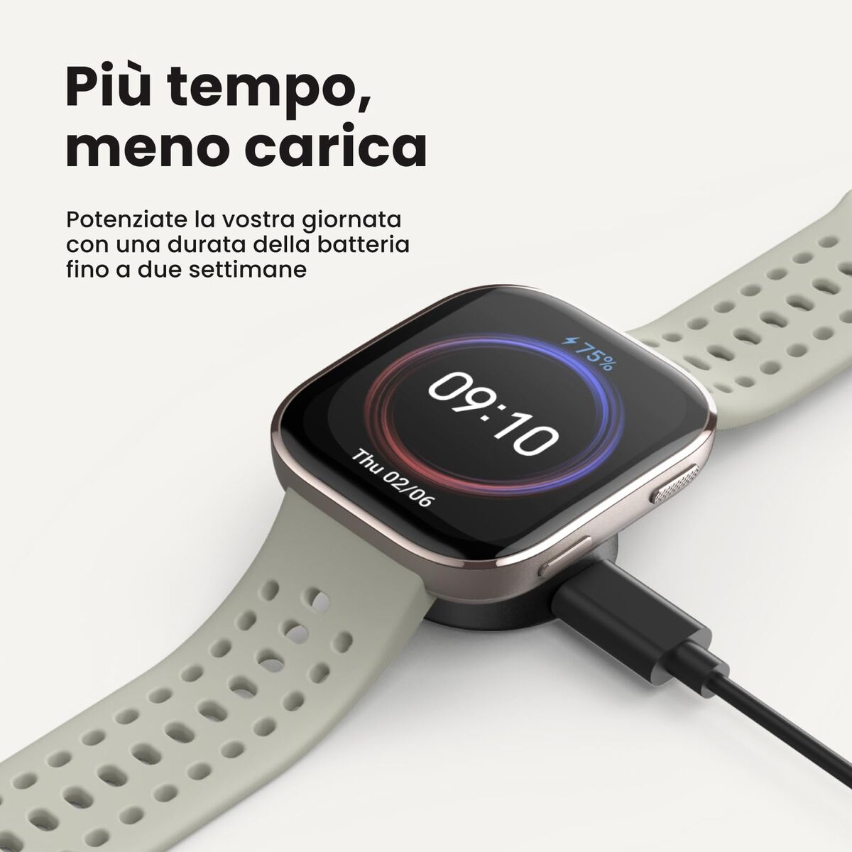 Smartwatch Amazfit BIP 6 BLACK Zwart 1,97"