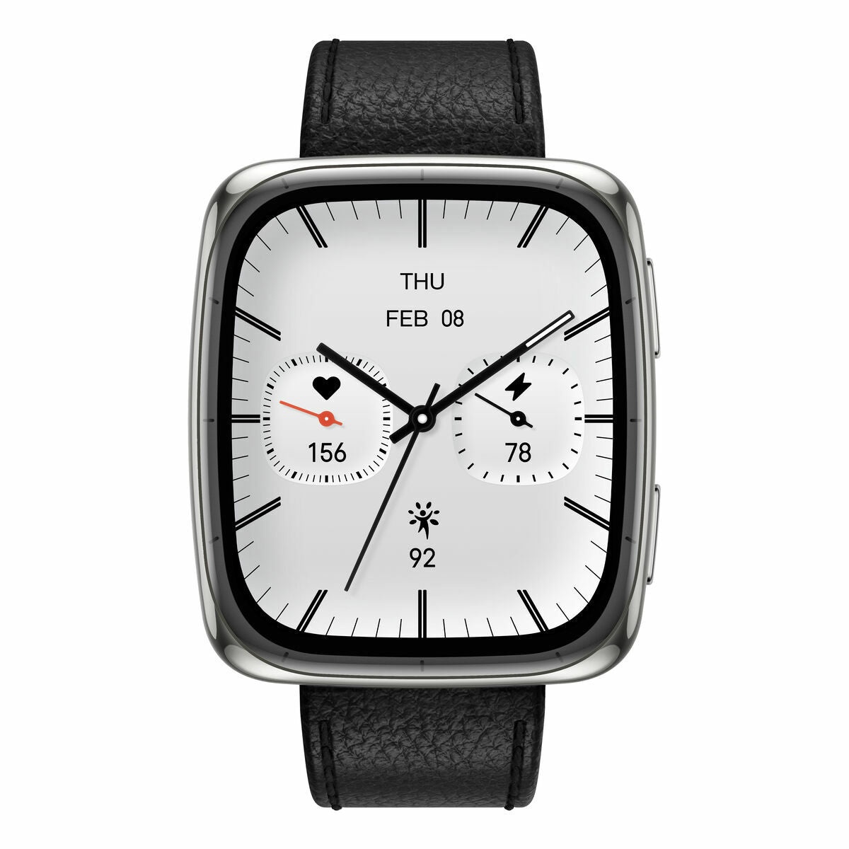 Smartwatch Amazfit ACTIVE 2 SQUARE Zwart Staal 1,75" - Elektronica - Amazfit