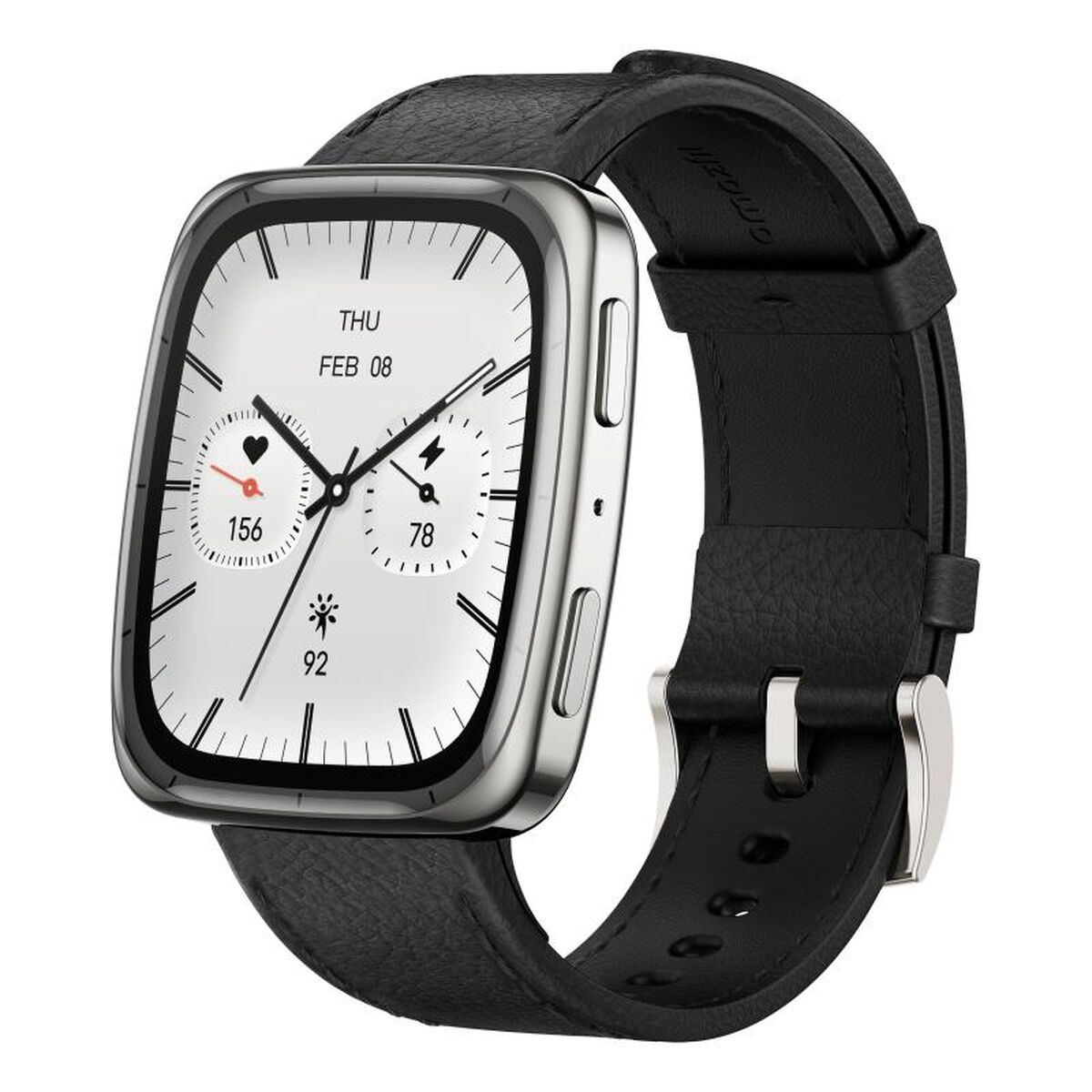 Smartwatch Amazfit ACTIVE 2 SQUARE Zwart Staal 1,75"