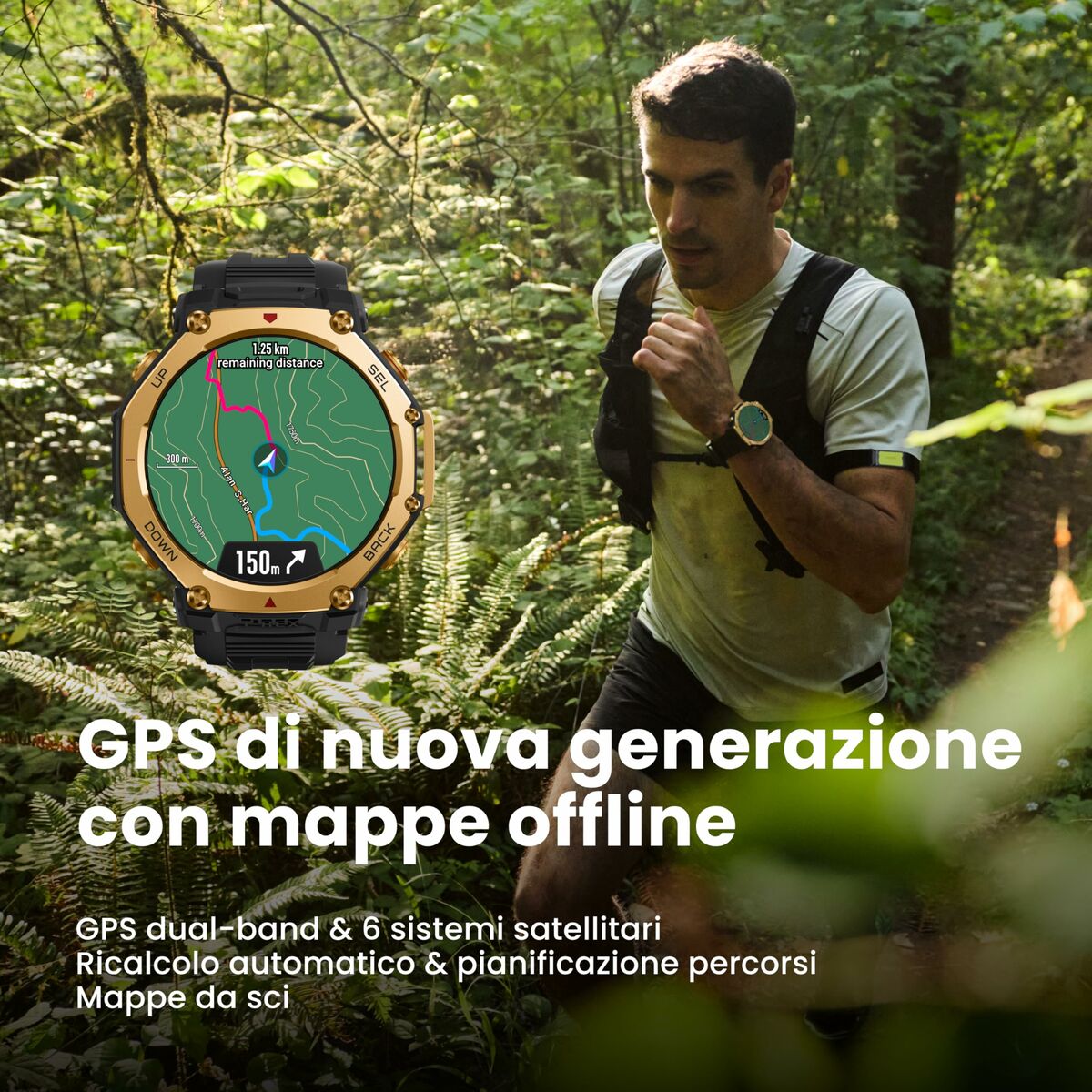 Smartwatch Amazfit W2443EU1N Zwart 1,5"