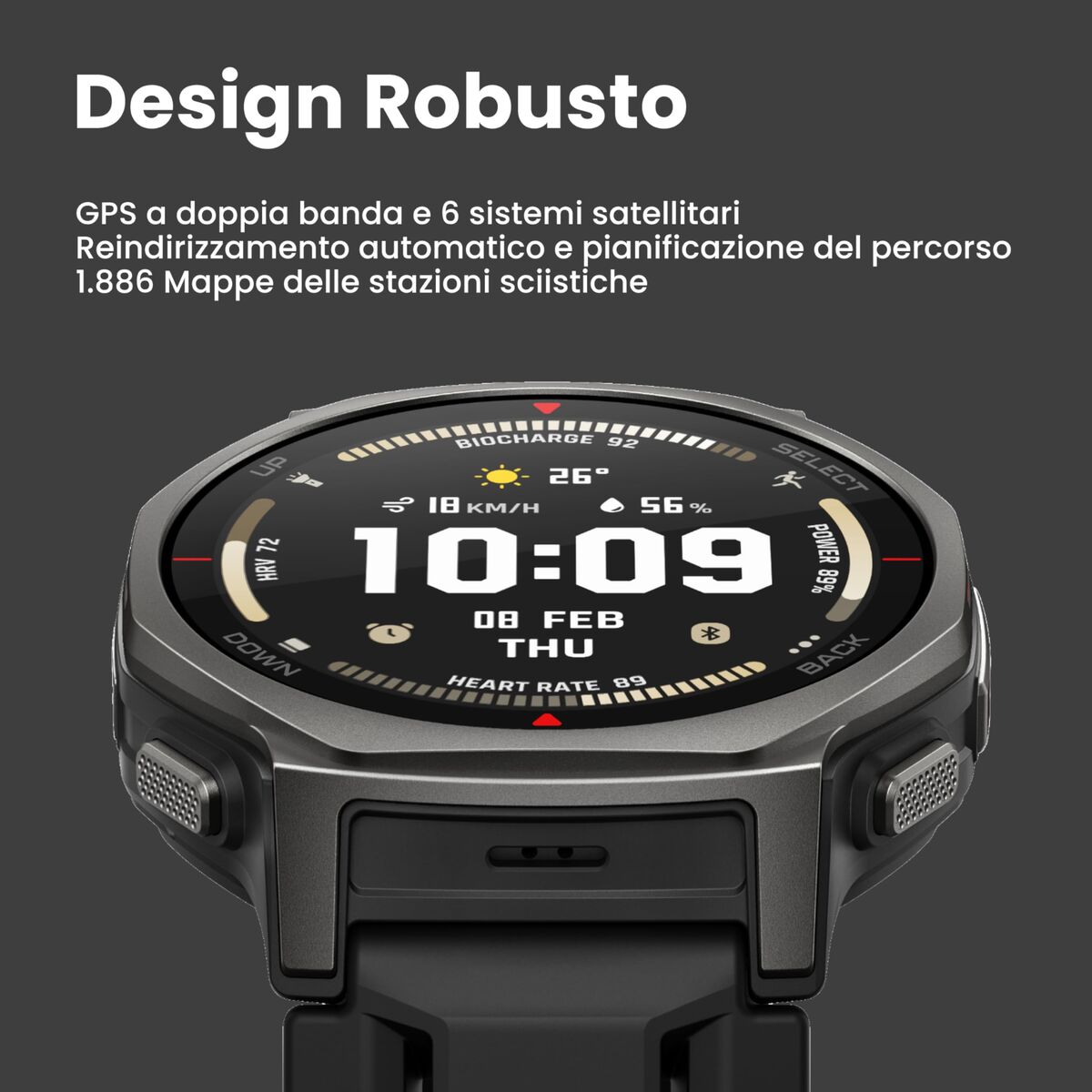 Smartwatch Amazfit T - REX 3PRO Zwart 44mm - Elektronica - Amazfit