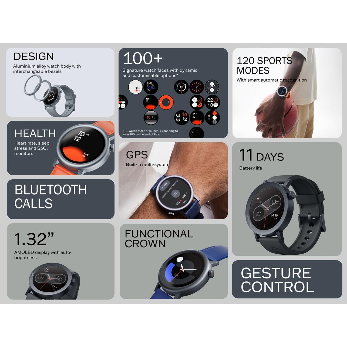 Smartwatch Nothing WATCH PRO 2 Grijs - Elektronica - Nothing