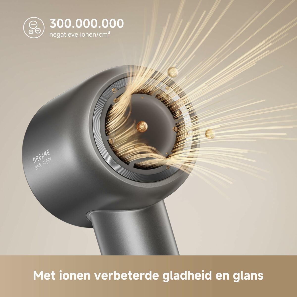 Dreame Föhn Glory Mix 1600 W Zwart, Ionisch, Oververhittingsbeveiliging - Schoonheid, Haarverzorging - Dreame