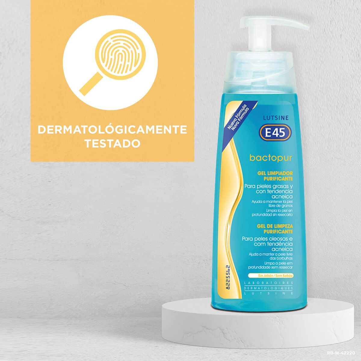 Gezichtsreinigingsgel Lutsine BACTOPUR 200 ml Zuiverend