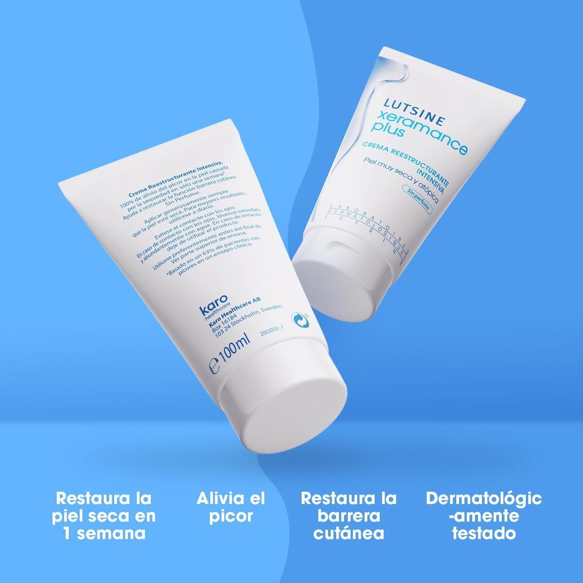 Lichaamscrème Lutsine E45 XERAMANCE PLUS 100 ml 2 Stuks