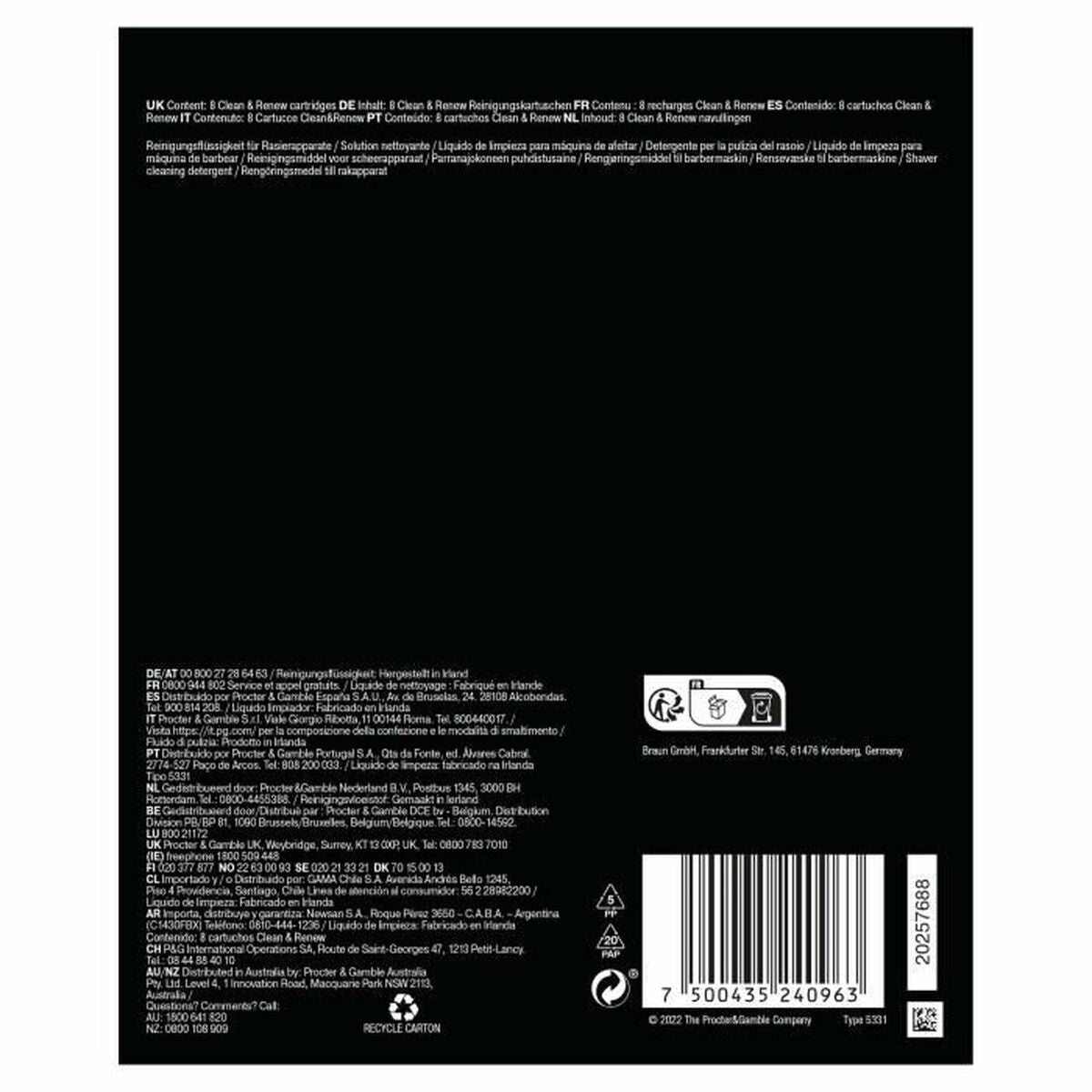 Cartridge schoonmaker Braun - Schoonheid, Scheren en ontharen - Braun