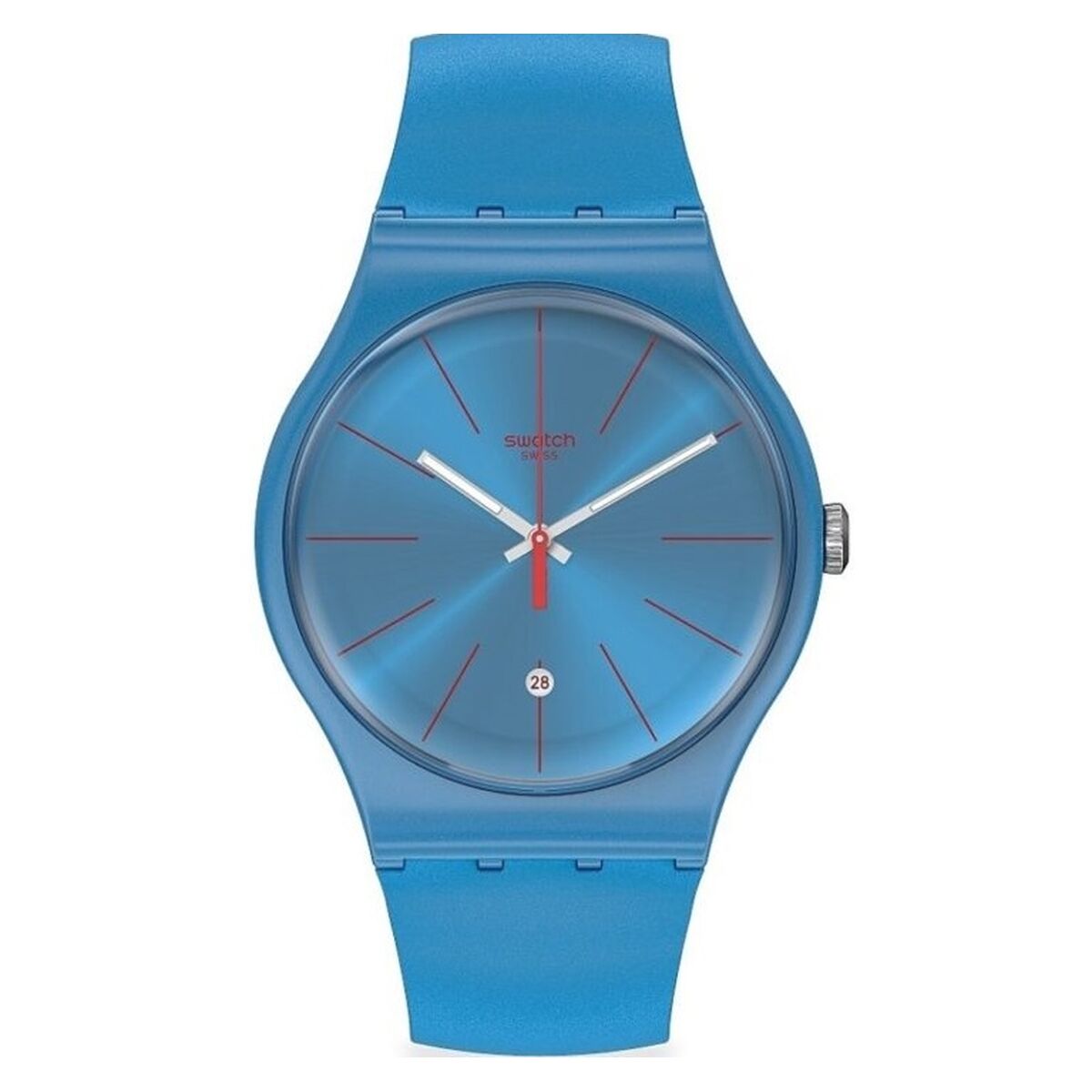 Horloge Uniseks Swatch SUOS401 (Ø 41 mm) - Klokken, Unisex voor volwassenen - Swatch