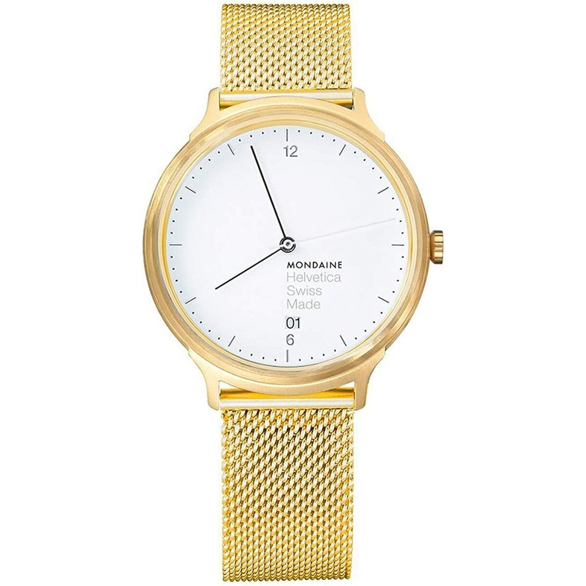 Horloge Dames Mondaine HELVETICA No. 1 LIGHT (Ø 38 mm) - Klokken, Vrouwen - Mondaine