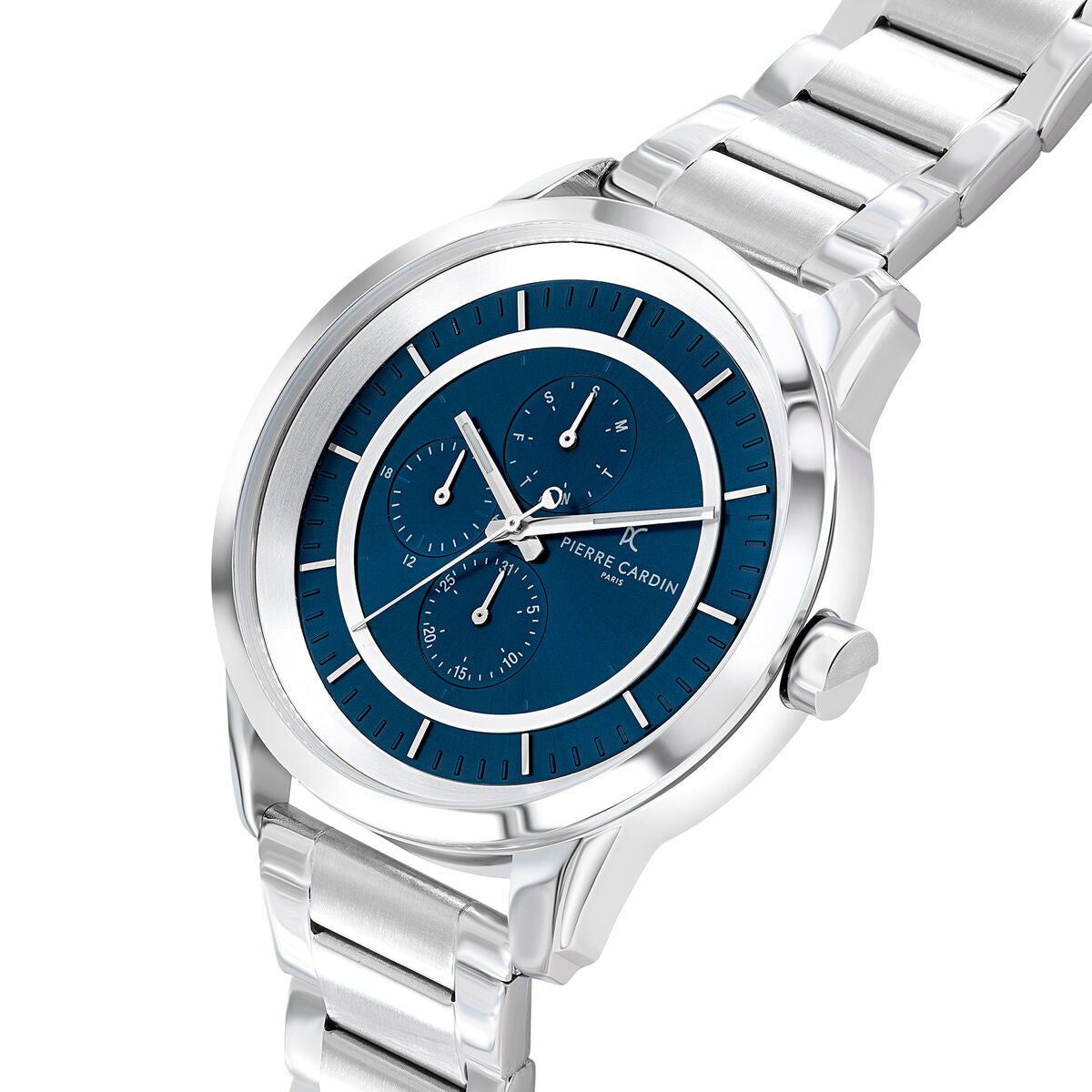 Horloge Heren Pierre Cardin CCP.5013 Zilverkleurig (Ø 45 mm) - Klokken, Heren - Pierre Cardin