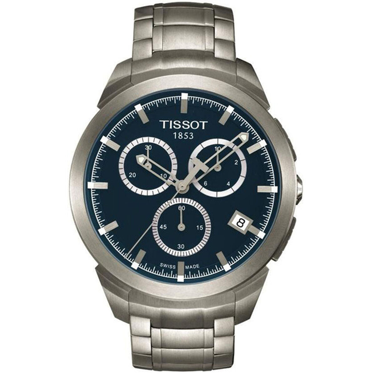 Tissot T - Sport Titanium GTS Herenhorloge - Kwarts Stopwatch Saffier Ø 43 mm - Klokken, Heren - Tissot