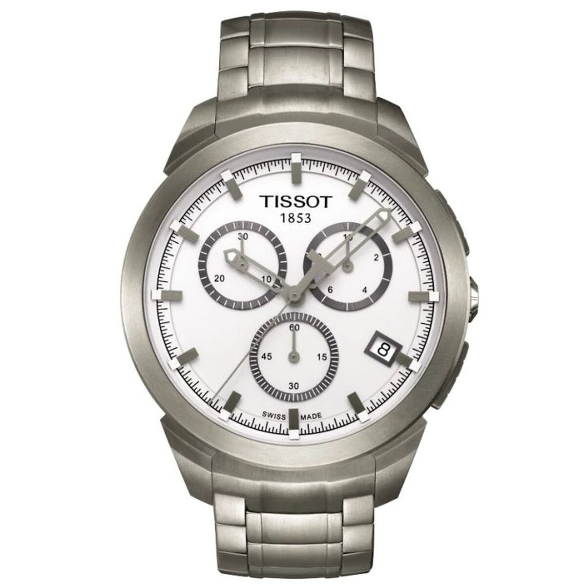 Tissot Titanium GTS Herenhorloge Ø 43 mm - Zwitsers Kwarts Chronograaf Volledig Titanium Saffier 10 ATM - Klokken, Heren - Tissot