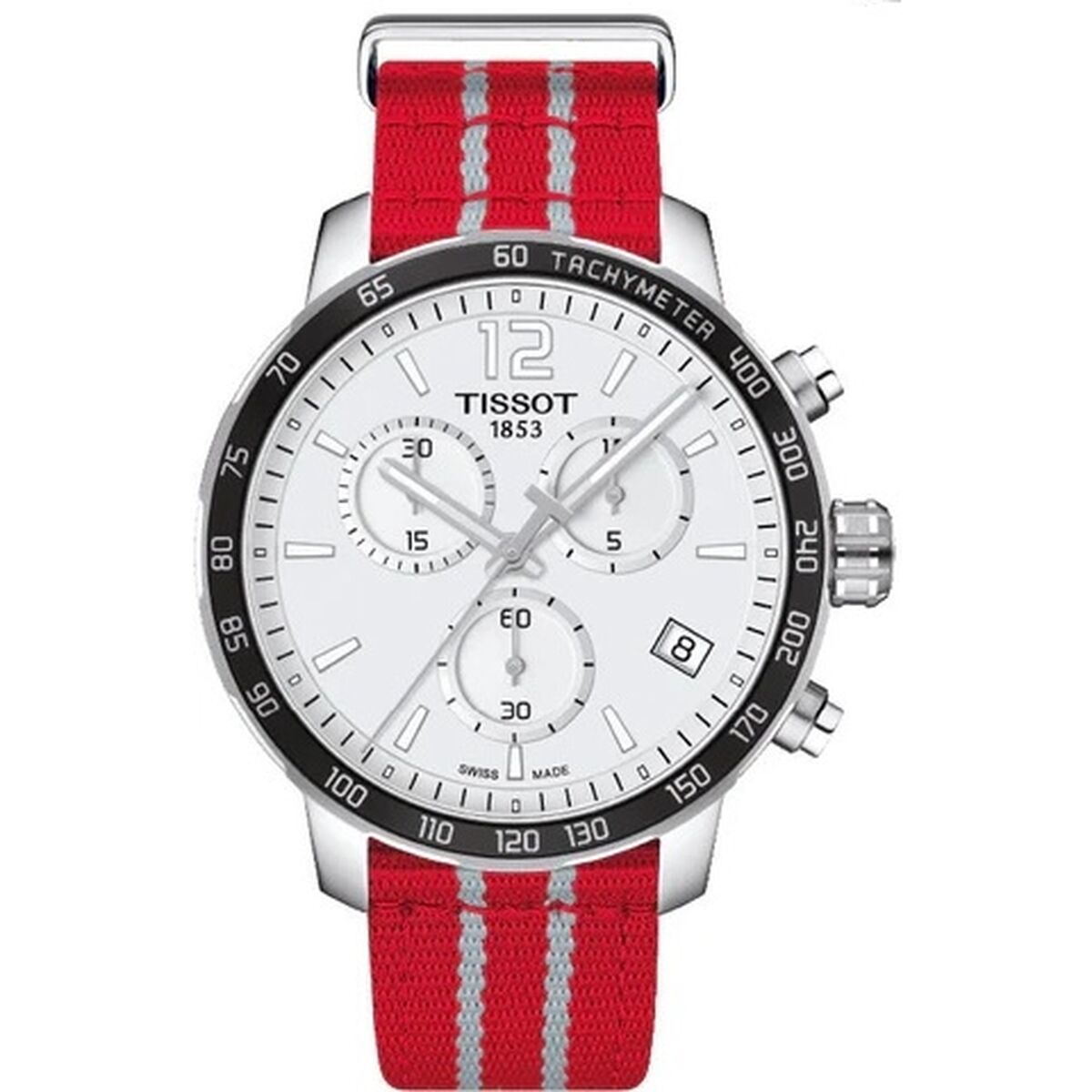 Tissot Quickster NBA Houston Rockets Herenhorloge Ø 42 mm Zilverkleurig - Officieel NBA Chronograaf - Klokken, Heren - Tissot