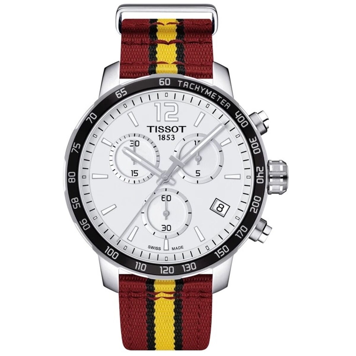 Tissot Quickster NBA Cleveland Cavaliers Herenhorloge Ø 42 mm Zilverkleurig - Officieel NBA Chronograaf - Klokken, Heren - Tissot